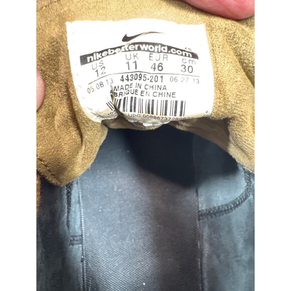 Nike SB Stefan Janoski Mid Military Brown/Sail Black Skateboarding Mens Size 12 - Picture 4 of 5